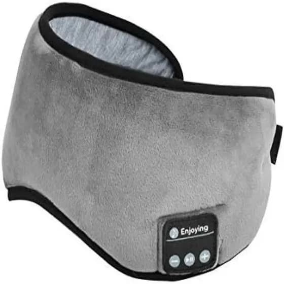 SleepMask 2 em 1 Bluetooth: Música e Escuridão