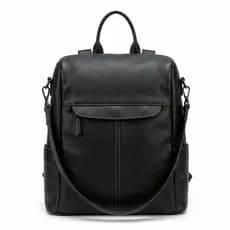 Mochila Bolsa Feminina Grande Urbana Anti-furto Em Couro Legitimo