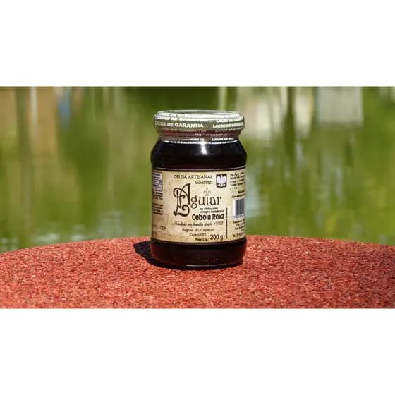 Geleia Artesanal Gourmet de Cebola Roxa ao vinho com aceto balsâmico 200g