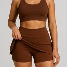 Short Saia De Academia Fitness Treino Suplex