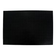 Tapete Service Mat Rígido Preto 30x45cm Barpro