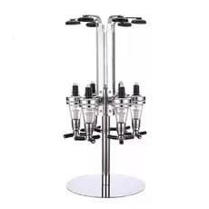 Dosador Invertido Dispenser Giratório até 6 Garrafas Home Bar