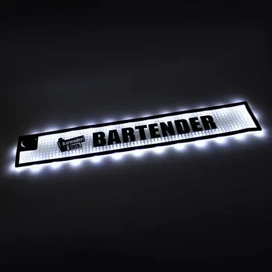 Tapete Bar Mat com Luz LED 10cm x 58cm