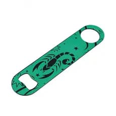 Abridor de Garrafas Speed Opener Verde Tiki Inox