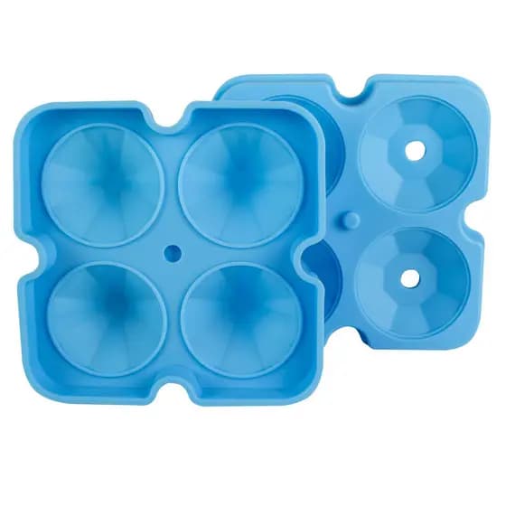 Forma De Gelo 4 Diamantes Silicone UnyHome