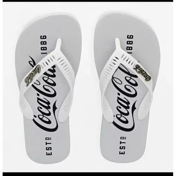 Chinelo Masculino Estampado pingente metal