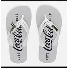 Chinelo Masculino Estampado pingente metal