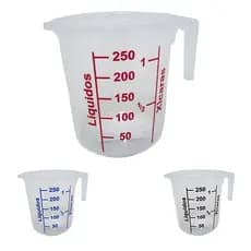 Jarra de Medida Graduado De Plástico Colors 250ML