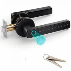 Fechadura Eletrônica Inteligente Digital  Biometria Tag e Senha SIGMA-FE10