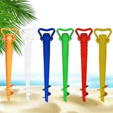 Âncora Para Guarda Sol Plástico Universal 40cm