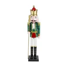 Enfeite Boneco Madeira Guarda Quebra Nozes 60cm