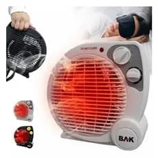 Aquecedor Elétrico e Ventilador Portátil Ar Quente Com 4 Estágios 1500W 110V