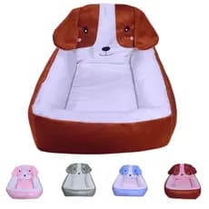 Cama Pet Com Cabeceira cachorro e gato tamanho Pequena Premium Luxo Fofinha Macia