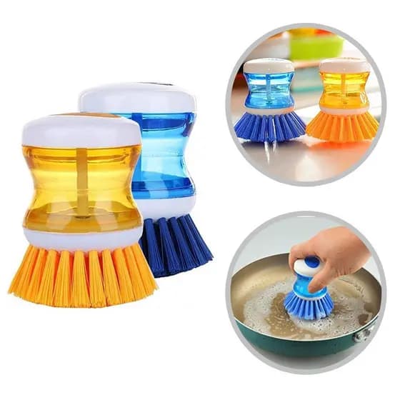 Escova Com Dispenser Para Detergente Colors