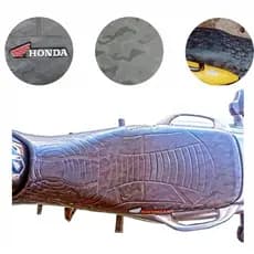 Capa para Banco de Moto Emborrachada Camuflada Honda Yamaha CG Titan Bros Fan YBR