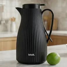 Garrafa de Café Térmica Dacar 1L Com Cabo Tampa C Gatilho Mantém Até 12 hrs para Água Café Chá
