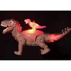 Dinossauro Robô De Brinquedo Com Luzes Led Movimento E Som