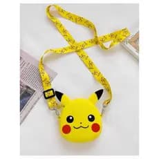 Mini Bolsa serve para crianças e adulto mini bolsa de silicone modelos disponíveis Mochila Pikachu