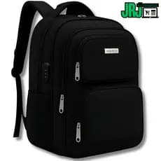 Mochila Confortável Antifurto c/ Senha Impermeável Notebook 17 pol c/ Saida p USB e Fone Reforçada
