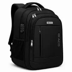 Mochila Unisses Notebook AntiFurto c/ Senha Entrada p/ USB e p/ Fone de Ouvido Impermeável Reforçada