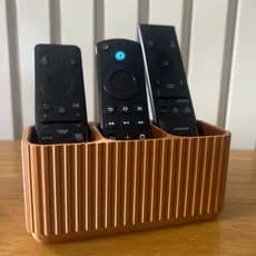 Porta Controle Remoto Decorativo Cobre para Sala | Organizador de Mesa