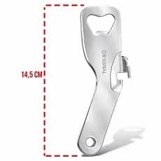 Kit 1 ou 2 Abridor de Latas e Garrafas Inox Original Line – 14,5cm