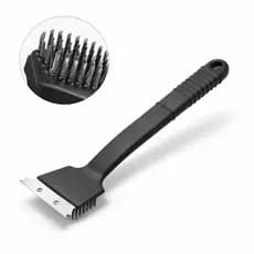 Escova para Churrasqueira Western CY109 – 3 em 1 (cerdas aço inox + raspador + esponja)