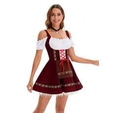 Vestido Frida para a festa alemã em outubro de 1658.