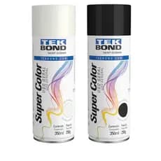 Tinta Spray Tekbond Super Color 350ml Aerosol Uso Geral Artesanato Automotivo Madeira Metal Ceramica
