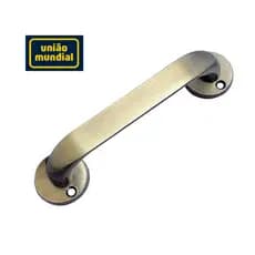Puxador Classic 10cm Uniao Mundial Ouro Velho Alça Porta e Janela Móveis Sobrepor Com Parafusos 1 un
