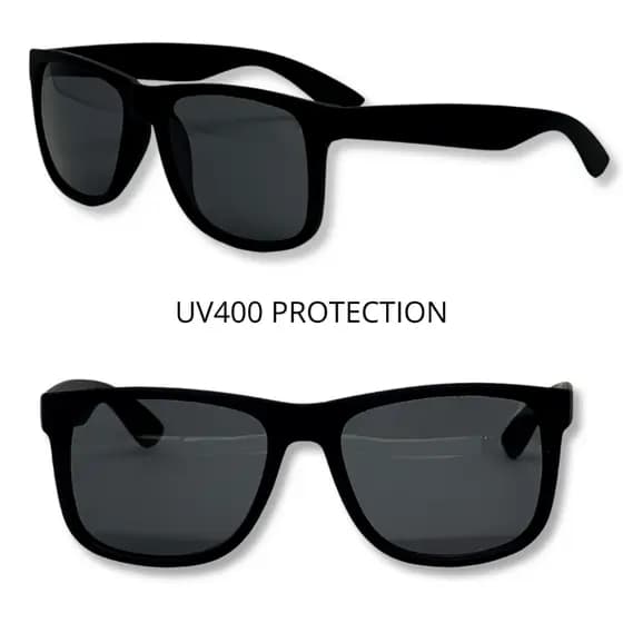 Óculos De Sol Quadrado Masculino Escuro Clássico Proteção Uv400 Premium