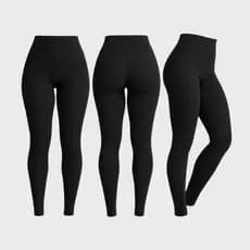 4 Calça Legging Térmica Suplex Peluciada Inverno Leg Forrada