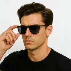 Óculos de Sol Quadrado Original Premium Clássico Tendencia Old Money Hype uv400 Masculino Feminino
