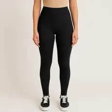 Calça Legging Flanelada Grossa Zero Transparência Inverno Pelucia Forrada Térmica Inverno