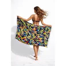 KIT  2 CANGA DE PRAIA /POLIESTER MULTICOLORIDAS COM VARIAÇOES DE ESTAMPAS ESCOLHER