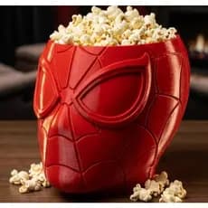 Tigela de Pipoca e Doces Homem-Aranha – Impressão 3D