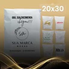 Kit Envelopes De Segurança Personalizados Tamanho P 20x30 Inviolável Para Envio 500/1000UN