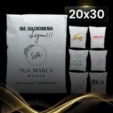 Kit Envelopes de Segurança Personalizados P 20x30 Embalagem Inviolável Para Envio 100/250 UN