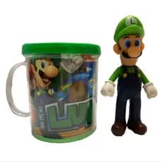 Kit 2, Boneco Luigi + Caneca Personalizada