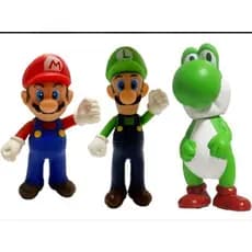 kit 3, Boneco Mario + Luigi + Yoshi