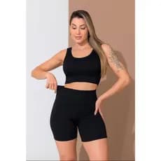 Short Suplex Legging Ciclista Espotivo Cintura Alta academia Fitnes