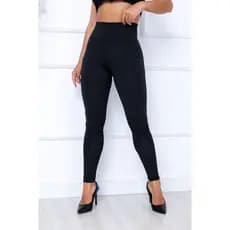 Calça Leggin Feminina Flanelada cintura alta Grossa