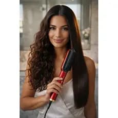 Escova Alisadora de Cabelo Bivolt Alisadora de Cebelo Elétri