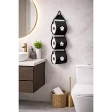 Porta Papel Higiênico  3 Rolos Matelado Ultrassônico 70 cm x 16 cm