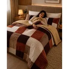 Manta Cobertor Canelada Casal 2,20x1,80 Estampada