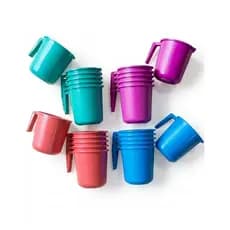 ​Jarra Medidora Graduada 1 Litro Copo Dosador Colorido P/ Cozinha Confeitaria Receitas Atacado Kit C/ 1, 3 Ou 6 Unidades