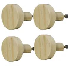kit 4 cabideiro de pinus / pendurador de pinus