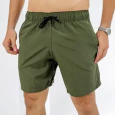 Short elastano masculino ideal para praia, piscina, caminhada e academia