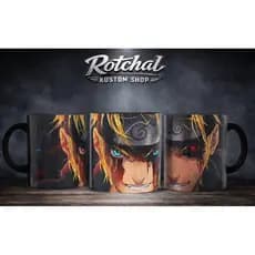 Caneca de Porcelana Naruto Personalizada - Resistente a Micro-ondas, Personalização Unica