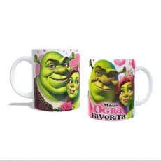 caneca personalizada Shrek&Fiona minha ogra favorita